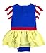 stylesilove.com Baby Girls Snow Princess Romper Dress with Headband 2pcs Halloween Costume Outfit (90/12-18 Months)
