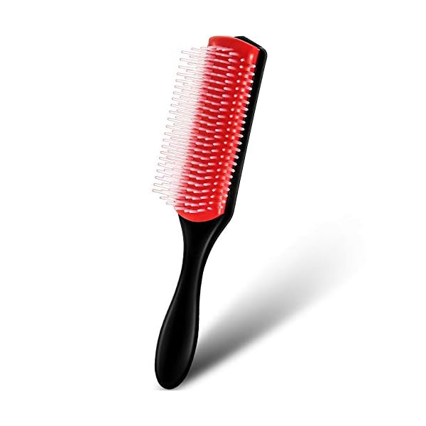 9-Row-Styling-Hairbrush-Cushion-Brush-Nylon-Bristle-with-Anti-static-Rubber-Pad-Hair-Tools-for-Blow-Drying-Hair-Styling-Detangling-Volumizing-Separating-Shaping-Defining-Curls-75-Inch-Long Patelai 9-Row Styling Hairbrush Cushion Brush Nylon Bristle with Anti-static Rubber Pad, Hair Styling Tools for Blow…