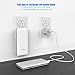 Heloideo 10000mAh Portable Charger Compact Power Bank External Battery Pack with Built-in AC Wall Plug and Micro Type-c Cables …