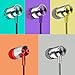gonikm 3.5mm Wired Stereo Earphone in-Ear Headphones with Microphone for Phone/ MP3 Corded Headsets