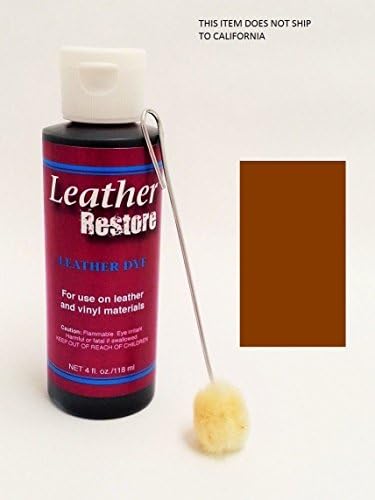Leather Restore Dye with Applicator 4 Oz. (MEDIUM BROWN)