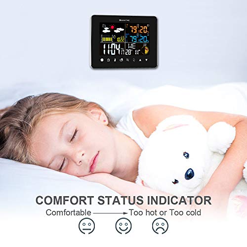 SMARTRO Weather Station Color Large Display, Wireless Indoor Outdoor