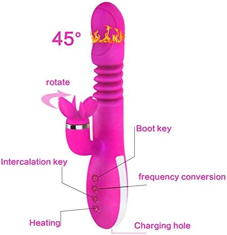 Sexevib 2019 Wonderful Gift Rotating Thrusting Body Wand Cordless Toy USB Reachargeable for Women 12 Frequency Smart Heating 100% Secret Packing