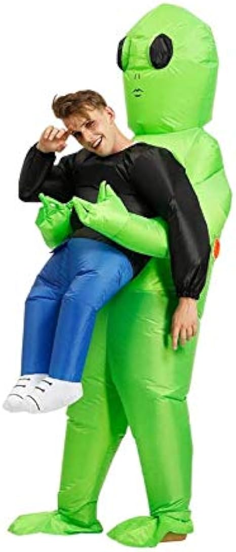 Costume Gonfiabile Da T-Rex Per Adulti - Dinosauro Realistico Per Halloween E Carnevale - Con Pompa Ad Aria - Foto 10