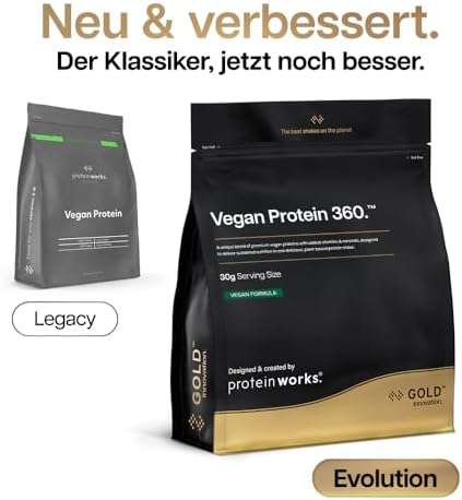 Protein Works | Vegan Protein 360 - Gold, Vanillecreme, 2kg