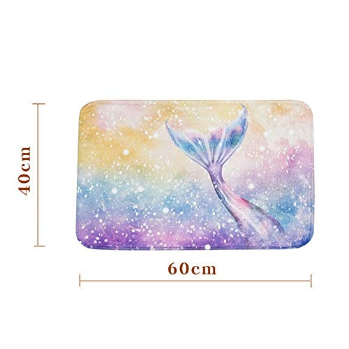 MSOO Floor Entrance Door Bathroom Mat Indoor Bathtub Carpet Doormats Decor - Thumbnail 3