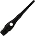 Viper Dart Accessory: Tufflex III 2BA Thread Soft Tip Dart Points, Black, 1000 Pack