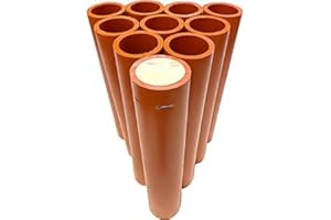 MORTAR RACK 1.91" x 12" Orange HDPE DR11 Mortar Tube - Case of 50