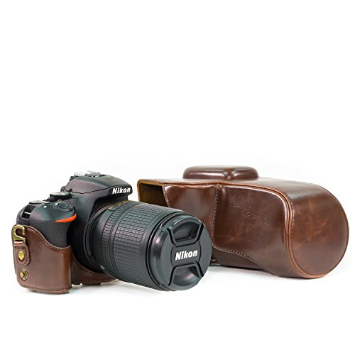 MegaGear "Ever Ready" Protective Leather Camera Case, Bag for Nikon
