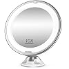 BEAUTURAL 10X Magnifying Makeup Mirror with Lights, Lighted Magnifying Vanity Makeup Mirror for Home Tabletop Bathroom…