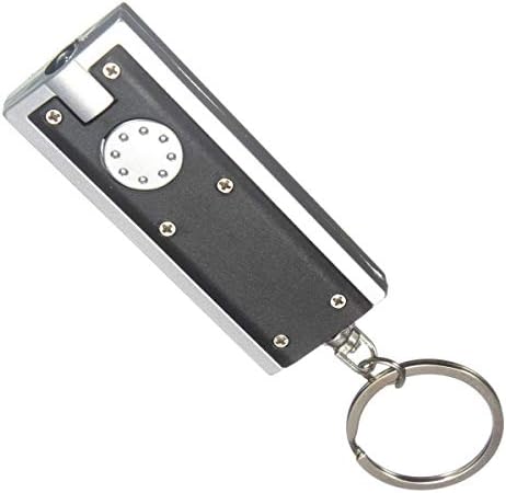 XelparucTS Keychain Flashlight, Mini Flashlight LED Camping Keyring Flashlight, Portable Thin & 45 Lumen Micro Light,10 Pack