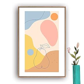 Framed Canvas Wall Art Picasso Poster Print of Woman Canvas Prints Home Artwork Decoration for Living Room,Bedroom - 16x24 inches