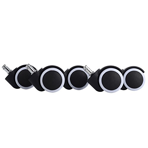 LIHAO-5-x-Pezzi-Ricambio-a-Rotelle-11mm50mm-Resistente-per-Sedie-Girevoli-da-Ufficio