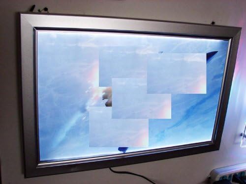 Gowe Wall mounted aluminum frame ultra slim advertising led light box,A0 size light box