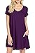 AmySoul Women's Short Sleeve Dress Summer Spring Long Sleeve Dress Casual Irregular Hem Loose Tunic T-Shirts Long Dresses