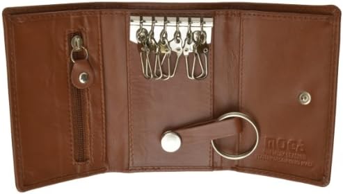 New Fine Chowhide Leather Keychain Wallet MOGA #90312