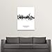 CANVAS ON DEMAND Johannesburg South Africa Skyline Canvas Wall Art Print by Michael Tompsett, Home Decor, Black and White Artwork, 36