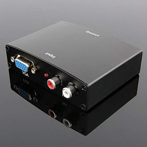Dalkeyie Vga to Hdmi Converter with Audio Vga to Hdmi Iron Box Vga to Hdmi Video 1080P Plug and Play Easy to Carry