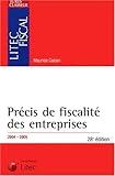 Precis de fiscalite des entreprises (French Edition) by 