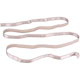 Porcelynne Beige Brushed Back Strap Elastics - 3/8