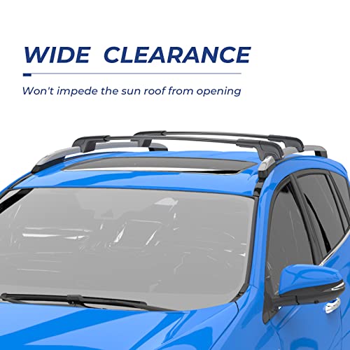 BougeRV Lockable Car Roof Rack Cross Bars Compatible with RAV4 2013