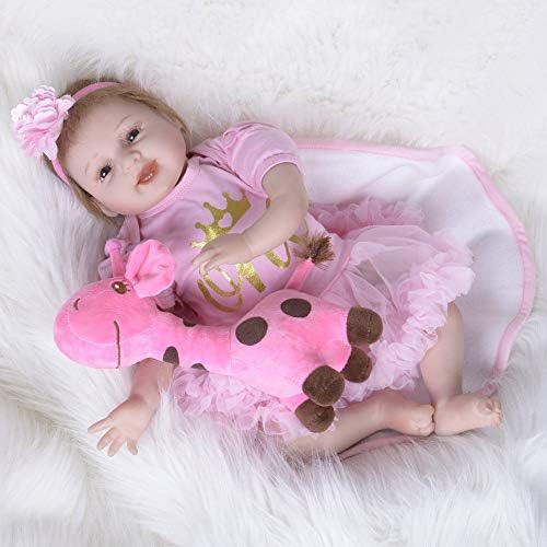 Nicery Reborn Babydollソフトシミュレーションシリコンビニール磁気口リアルなおもちゃの女の子の目が55cm開いています Nicery Reborn Babydollソフトシミュレーションシリコンビニール磁気口リアルなおもちゃの女の子の目が55cm開いています