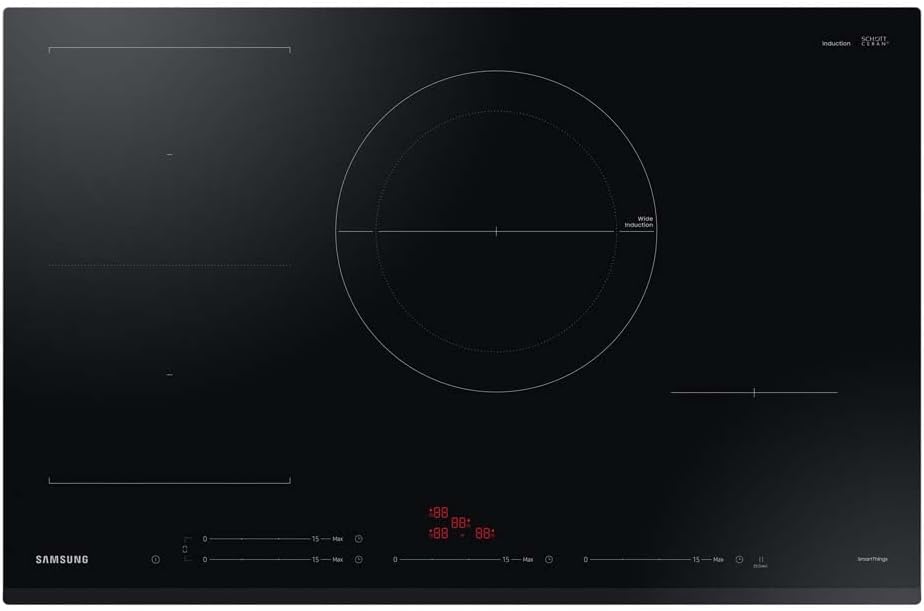 Samsung Series 5 NZ84C5047GK U1 Slim Fit Induction Hob Flex Zone Black
