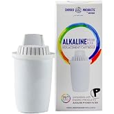 New Wave Enviro Products Alkaline Pitcher Filter Replacement Cartridge, Single Replacement, 64 Gallon Filter Life, White