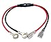 Cllena 3 Set of Red and Black Wires for USB Charger/Voltmeter/Outlet Socket Panel