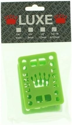 Luxe Colored TPR Flex Formula Risers (Green, 1/2")