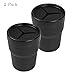Mosuch Car Storage Holder for Pens Coins Cash Fits in Cup Holder 2 Pack Black