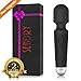SENDRY Wand Massager - New Upgrade 160 Magic Vibration Modes - Handheld Wireless Waterproof Mute Rechargeable Personal Massager for Neck Shoulder Back Body Relieves Muscle Tension - Best Gift(Black)