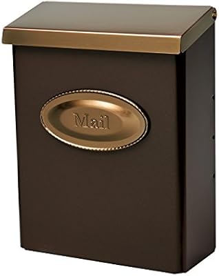 Gibraltar Mailboxes Designer Locking Medium Capacity Galvanized Steel Venetian Bronze Wall Mount Mailbox Dmvkgv04 Security Mailboxes Amazon Com
