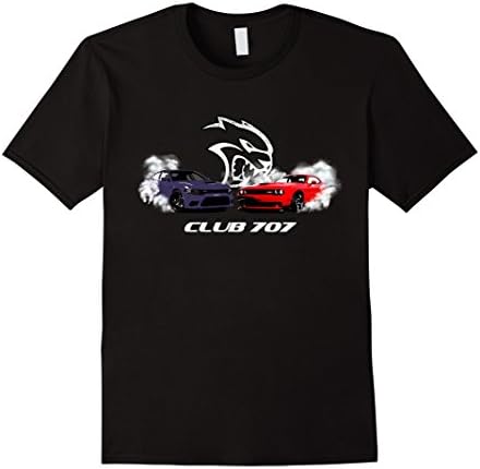 Mens CLUB 707 HELL CAT T-SHIRT 2XL Black