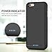 Gixvdcu iPhone 6S Plus/6 Plus Battery Case [6800mAh], Portable Protective Charging Case for iPhone 6Plus, 6S Plus Extended Juice Pack Charger Ultra Slim - Black