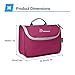 Mountaintop Toiletry Bags,Hanging Toiletry Kit For Men & Women-Portable Toiletries Kit For Makeup,Cosmetic,Shaving,Travel Accessories-6107 (Boysenberry)