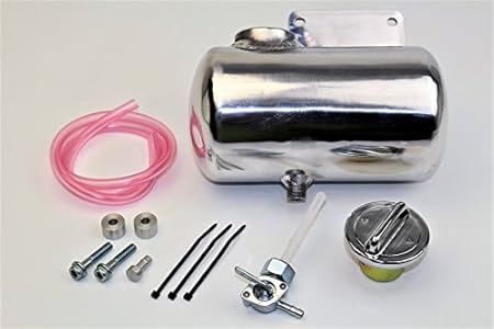 Amazon ミニモト ダックスコンパクトフューエルサブタンク1000cc左用 バイク 吸気 燃料系パーツ 車 バイク