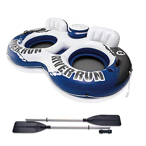 Intex Inflatable Dual Purpose Kayak Paddles Boat Oars & 2 Person Pool