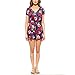Fashionazzle Women's Elasticized Waistline Casual Romper Play-suit (Large, Navy)