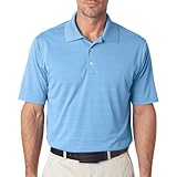 adidas A161 Mens ClimaLite Textured Polo - Tide, 3XL