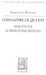 Connaître ce qui est