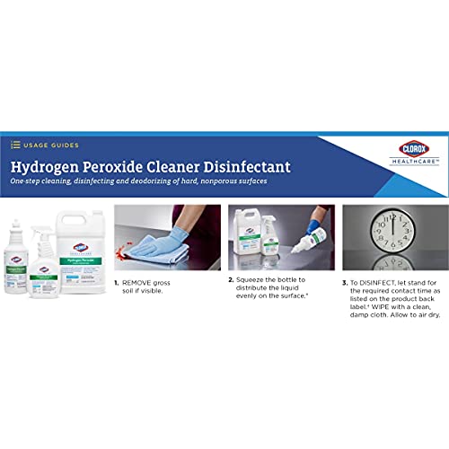 CLOROX HEALTHCARE HYDROGEN PEROXIDE CLEANER SPRAY, 32 FL OZ (PACKAGE MAY VARY)