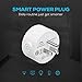 LITEdge Smart Plug, Works with Amazon Alexa, Wi-Fi Accessible Power Outlet, No Hub Needed, Control with App on Phone, Single Socket, Pack of 3