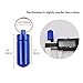 HRX Package 7PCS Mini Aluminum Keychain Pill Fob Holder, Waterproof Single Pill Case Box, Little Daily Pill Bottle for 7 Day