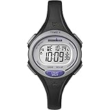 Timex Women's TW5K900009J Ironman Essential 30 Black/Purple Resin Strap Watch