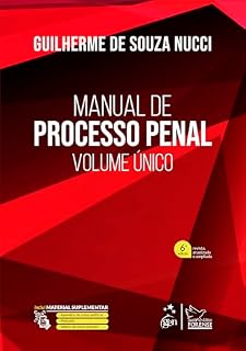 Livro Manual de Processo Penal - Volume Único - 6ª Edição 2025