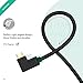UGREEN Micro USB Cable Right Angled Power Charging Cable Compatible for Chromecast TV Stick 6 Inches