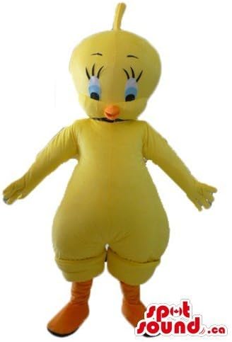 Amazon トゥイーティー黄色の鳥の漫画のキャラクターをマスコットカナダの衣装仮装をspotsound コスプレ 仮装 通販
