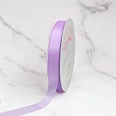 Creative Ideas PSF0708-430 Solid Satin Ribbon, 7/8"/100 yd, Lavender