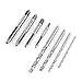 M3-M6 Machine Screw Plug Tap,Adjustable T-shaped Tap Wrench,Twist Drill Bits Tap Wrench Hand Tool Set(Pack of 9)